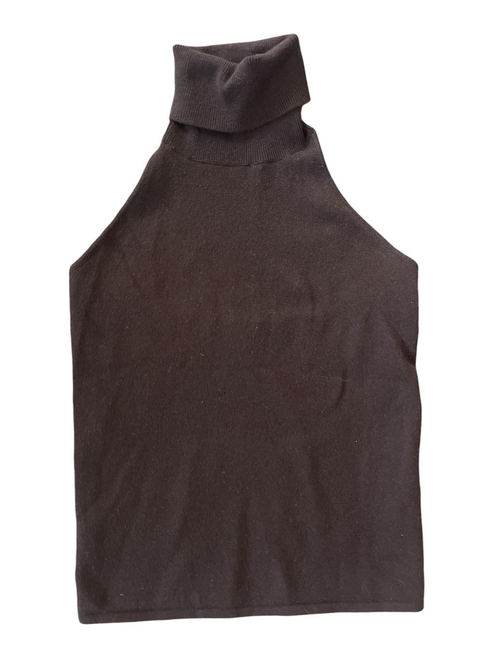 Ralph Lauren Black Label Cashmere Halter Turtleneck